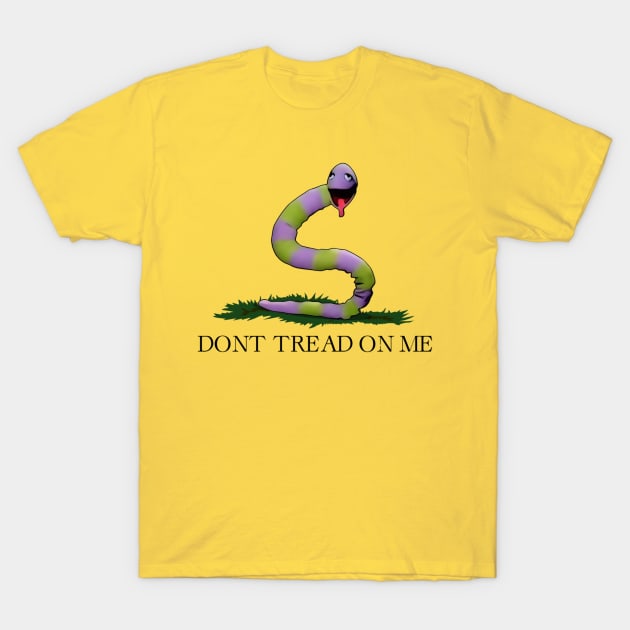 Don't Tread on Sammy the Snake T-Shirt by Third Quarter Run